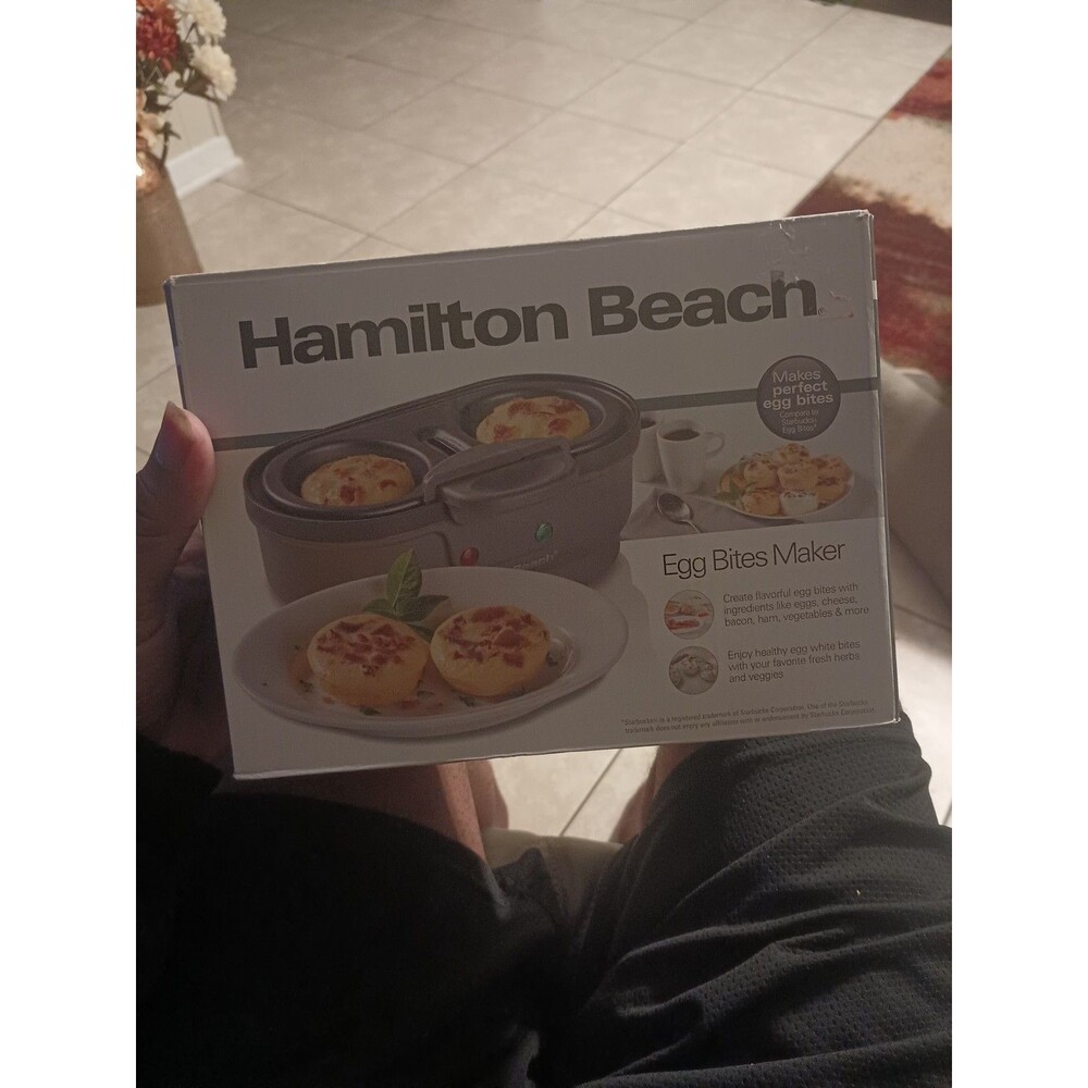 Hamilton Beach 25505 Teal Egg Bites Maker, 2 Egg Capacity